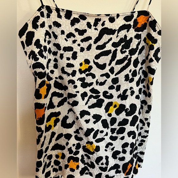 Silks by St. Gillian Vintage Leopard Print Silk Top with Matching Kimono - Picture 11 of 15